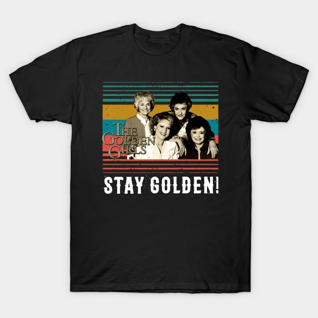 Cool Design Stay Golden T-Shirt by danterjad